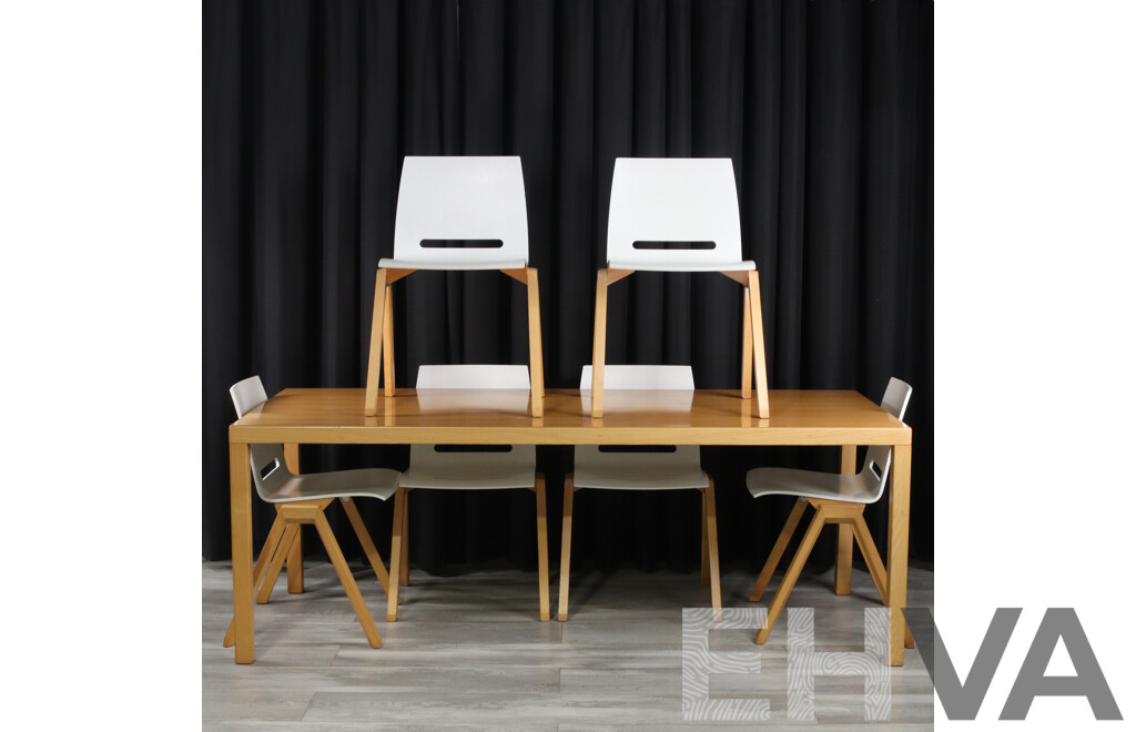 Modern Seven Piece Dining Suite by Style Craft