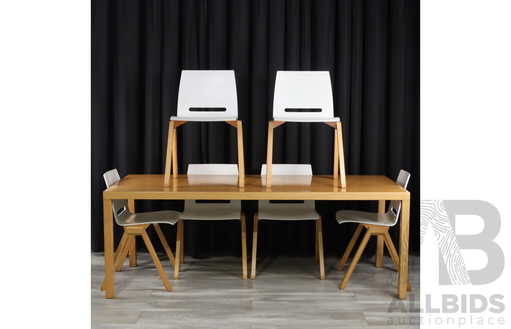 Modern Seven Piece Dining Suite by Style Craft