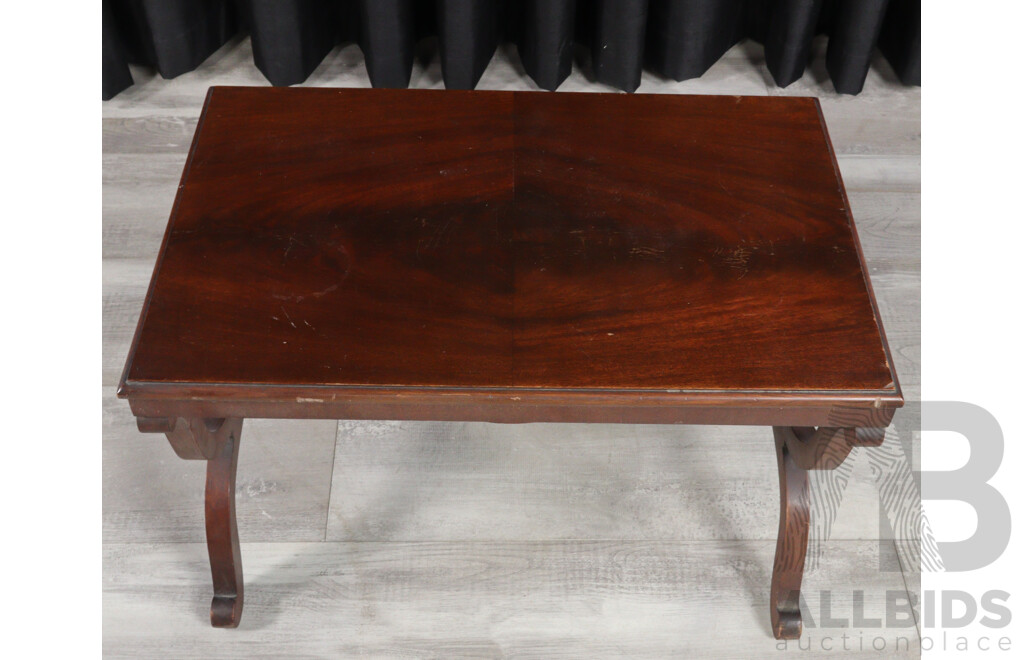 Small Reproduction Mahogany Side Table