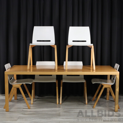 Modern Seven Piece Dining Suite by Style Craft