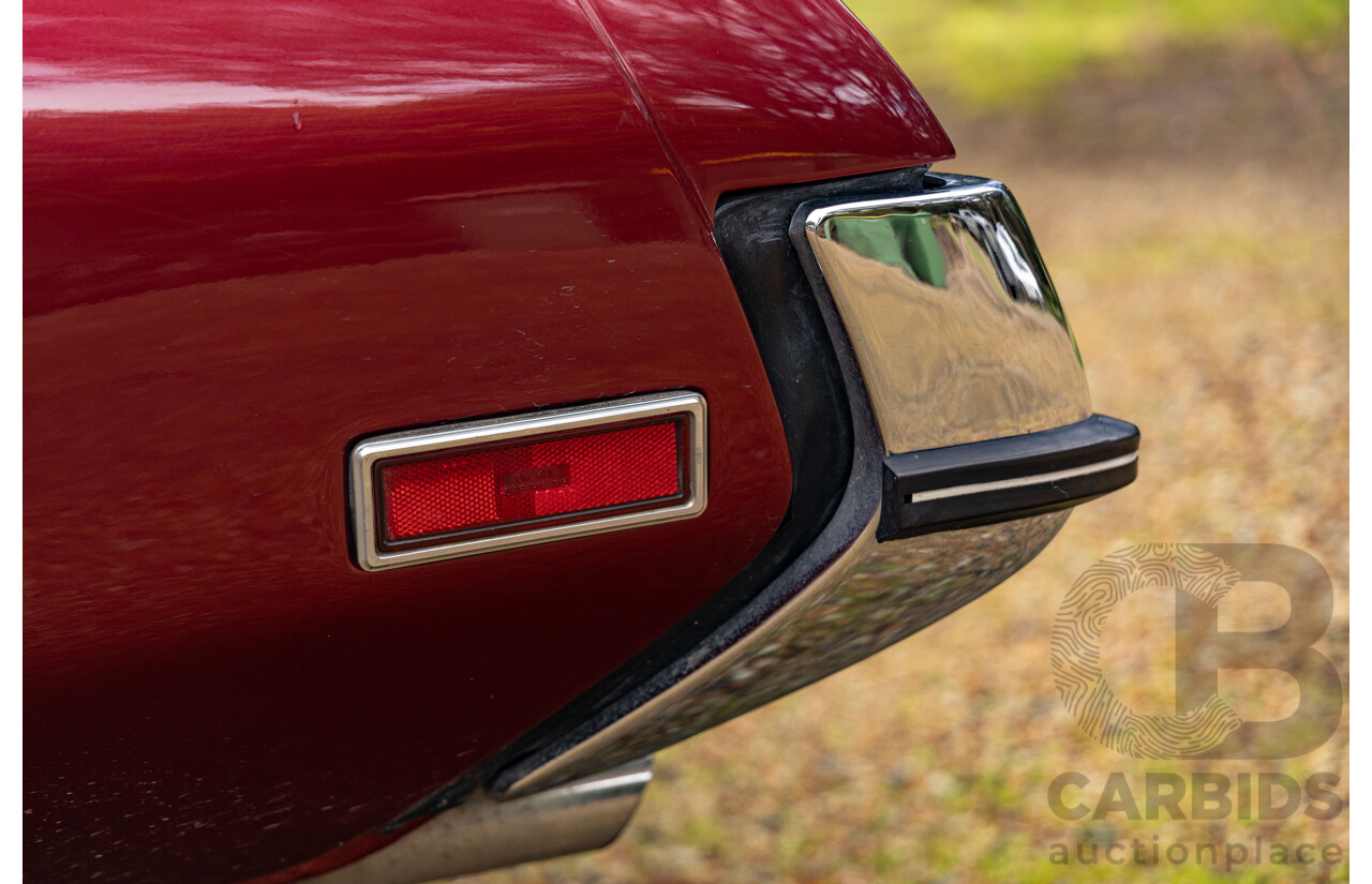 01/1973 Buick Century Gran Sport 455 2d Coupe Burgundy / White Vinyl 455ci V8 7.5L
