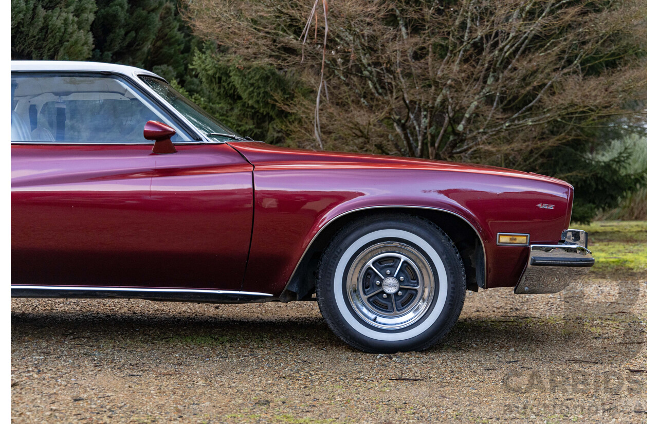 01/1973 Buick Century Gran Sport 455 2d Coupe Burgundy / White Vinyl 455ci V8 7.5L
