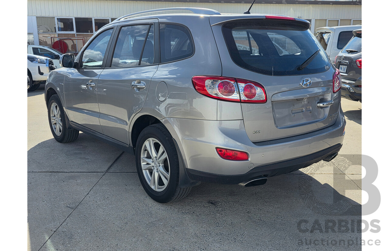4/2010 Hyundai Santa Fe Highlander CRDi (4x4) CM MY10 4d Wagon Silver Turbo Diesel 2.2L - 7 Seats