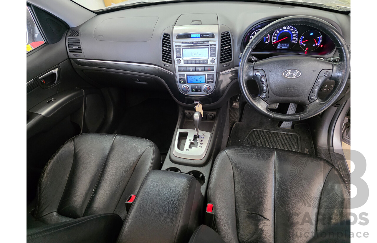 4/2010 Hyundai Santa Fe Highlander CRDi (4x4) CM MY10 4d Wagon Silver Turbo Diesel 2.2L - 7 Seats