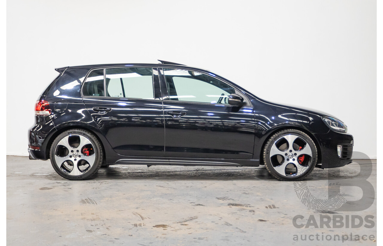 6/2012 Volkswagen Golf GTi 1K MY12 5d Hatchback Deep Black Pearl Turbo 2.0L