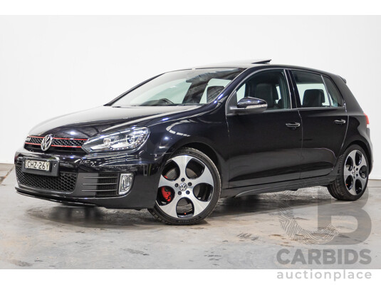 6/2012 Volkswagen Golf GTi 1K MY12 5d Hatchback Deep Black Pearl Turbo 2.0L