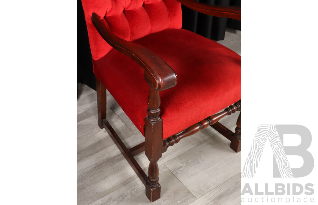 Vintage Timber Framed Bridge Chair