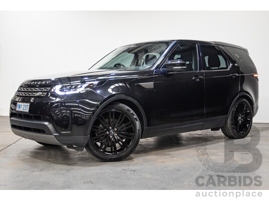 03/2018 Land Rover Discovery TD6 SE (190kW) (4x4) MY18 4D Wagon Santorini Black Turbo Diesel 3.0L - 7 Seats