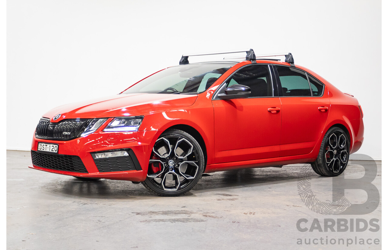 01/2018 Skoda Octavia RS 245 NE MY18 4D Sedan Corrida Red Turbo 2.0L