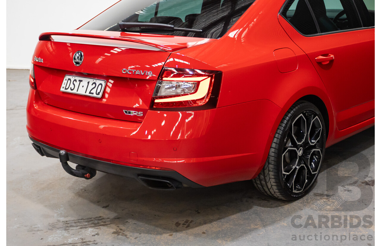 01/2018 Skoda Octavia RS 245 NE MY18 4D Sedan Corrida Red Turbo 2.0L
