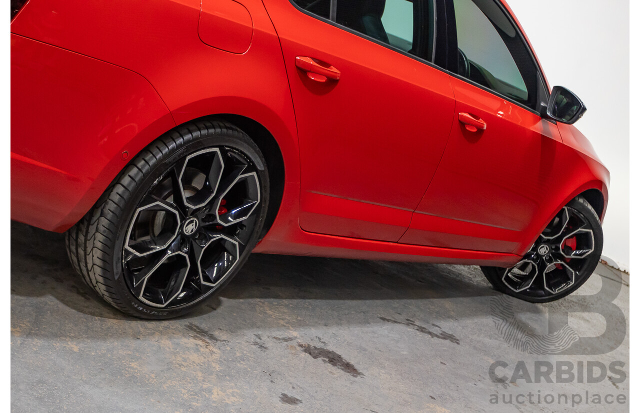 01/2018 Skoda Octavia RS 245 NE MY18 4D Sedan Corrida Red Turbo 2.0L