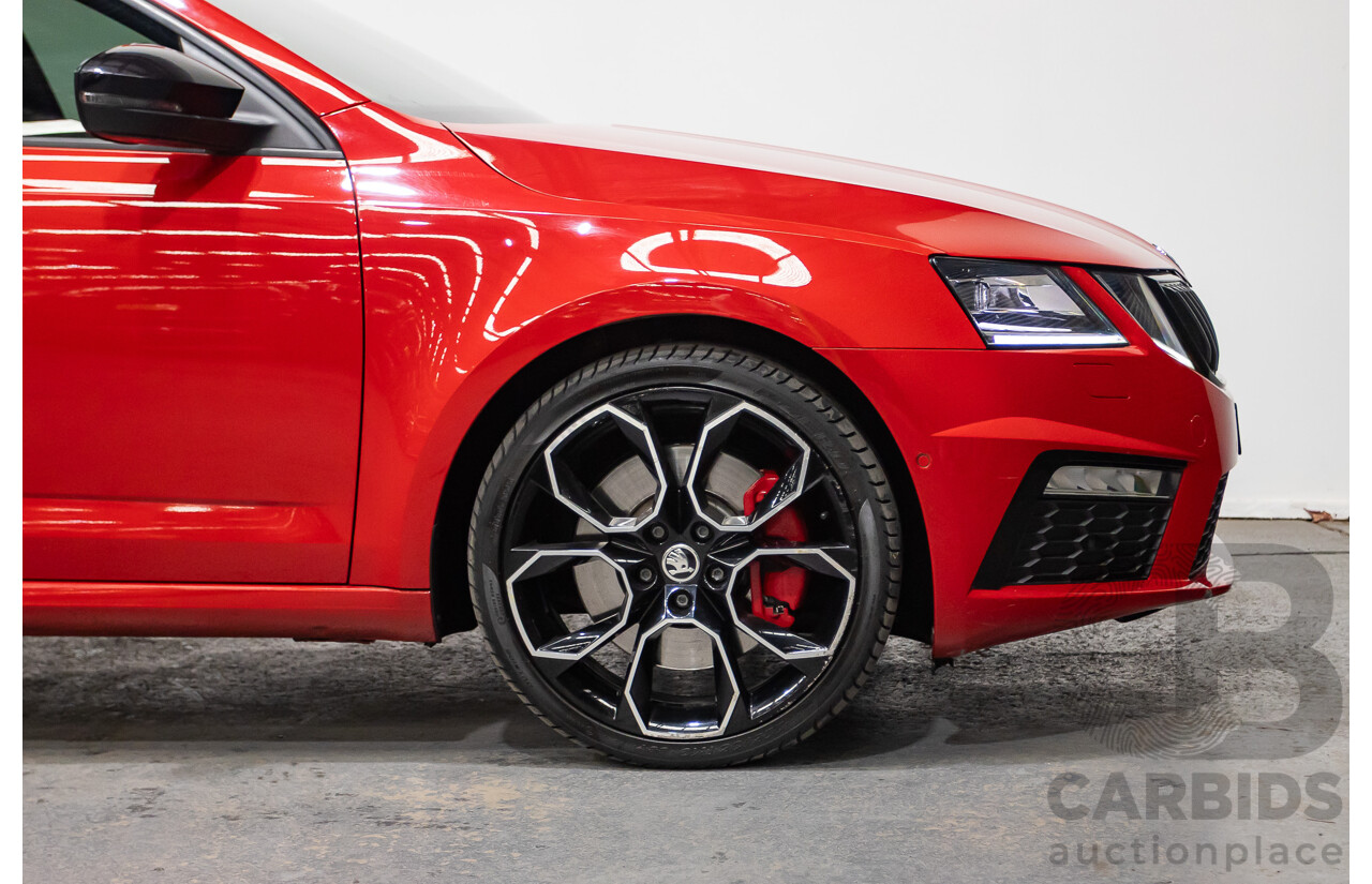 01/2018 Skoda Octavia RS 245 NE MY18 4D Sedan Corrida Red Turbo 2.0L