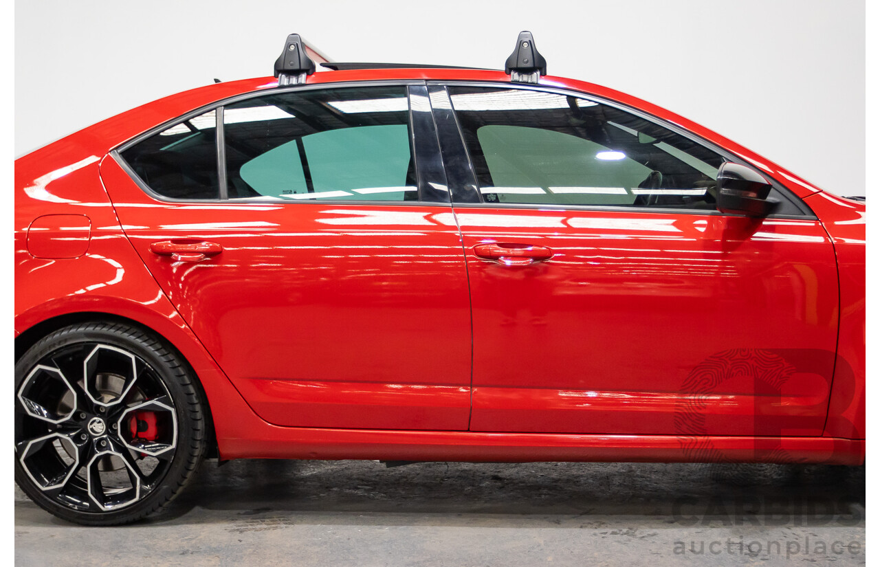 01/2018 Skoda Octavia RS 245 NE MY18 4D Sedan Corrida Red Turbo 2.0L