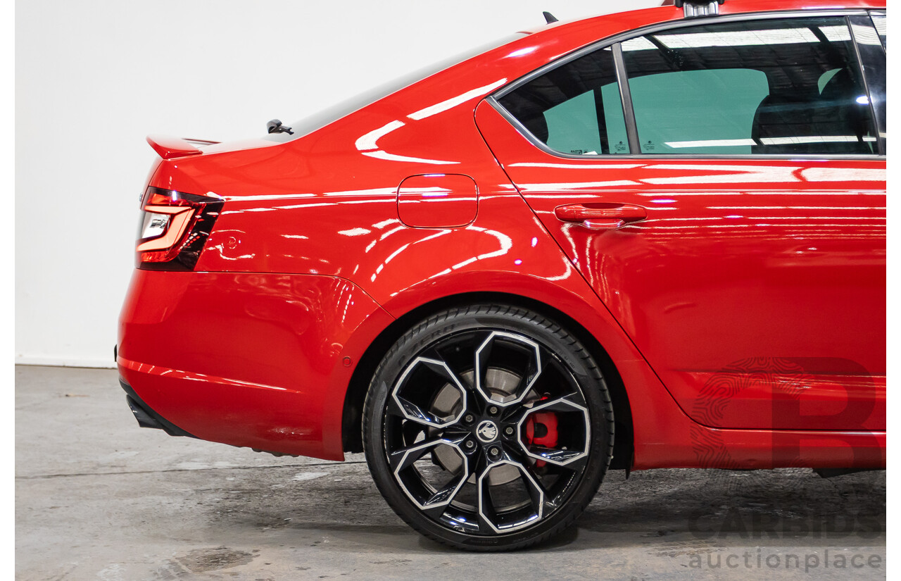 01/2018 Skoda Octavia RS 245 NE MY18 4D Sedan Corrida Red Turbo 2.0L