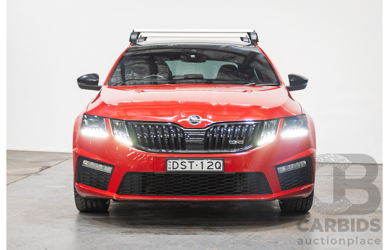 01/2018 Skoda Octavia RS 245 NE MY18 4D Sedan Corrida Red Turbo 2.0L