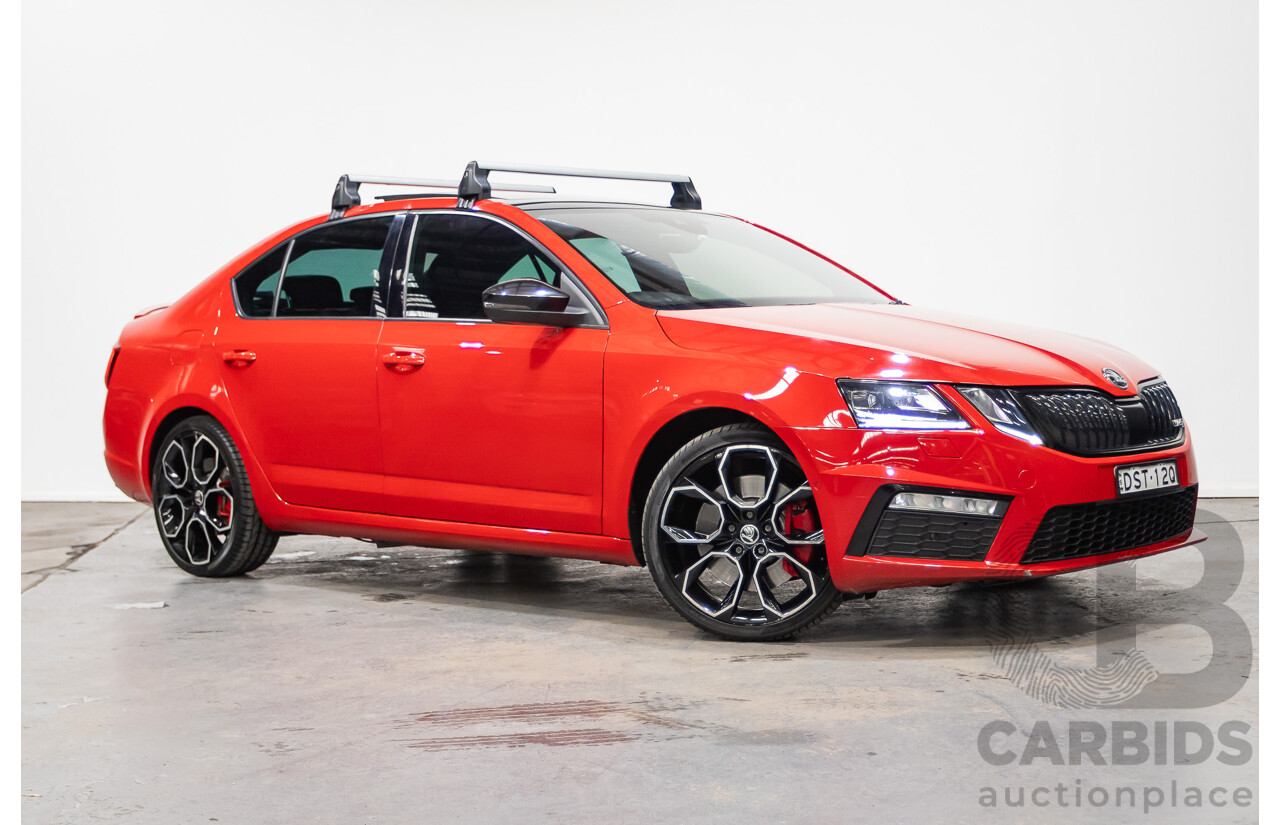 01/2018 Skoda Octavia RS 245 NE MY18 4D Sedan Corrida Red Turbo 2.0L