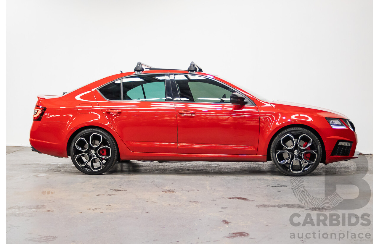 01/2018 Skoda Octavia RS 245 NE MY18 4D Sedan Corrida Red Turbo 2.0L