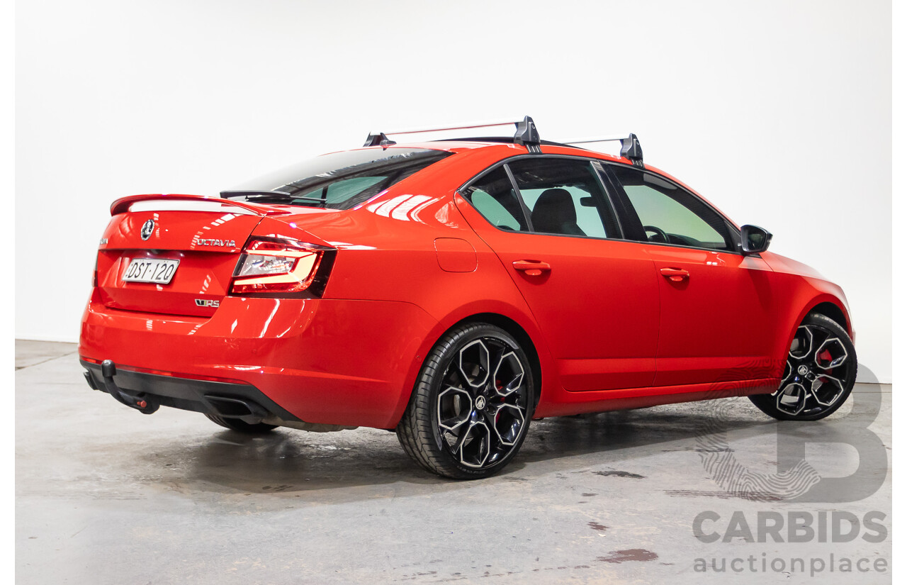 01/2018 Skoda Octavia RS 245 NE MY18 4D Sedan Corrida Red Turbo 2.0L