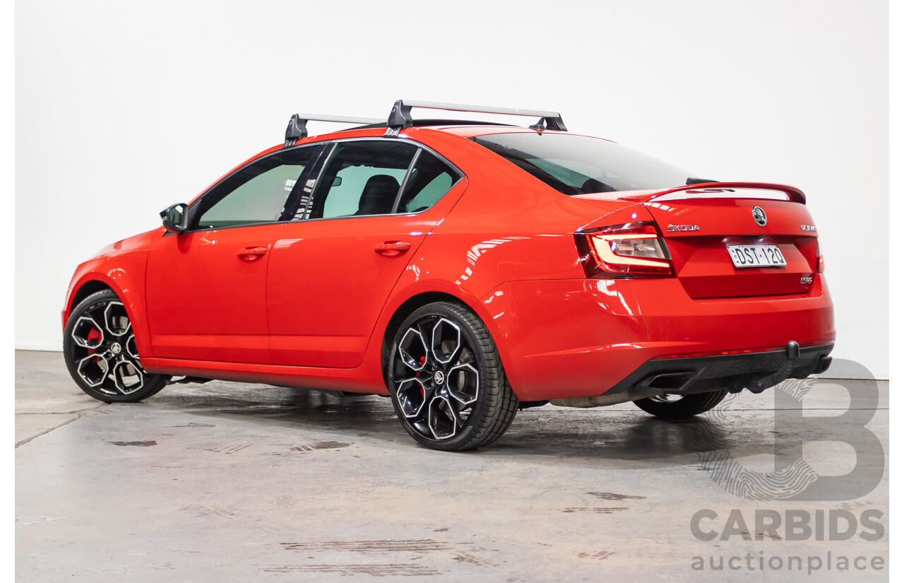 01/2018 Skoda Octavia RS 245 NE MY18 4D Sedan Corrida Red Turbo 2.0L