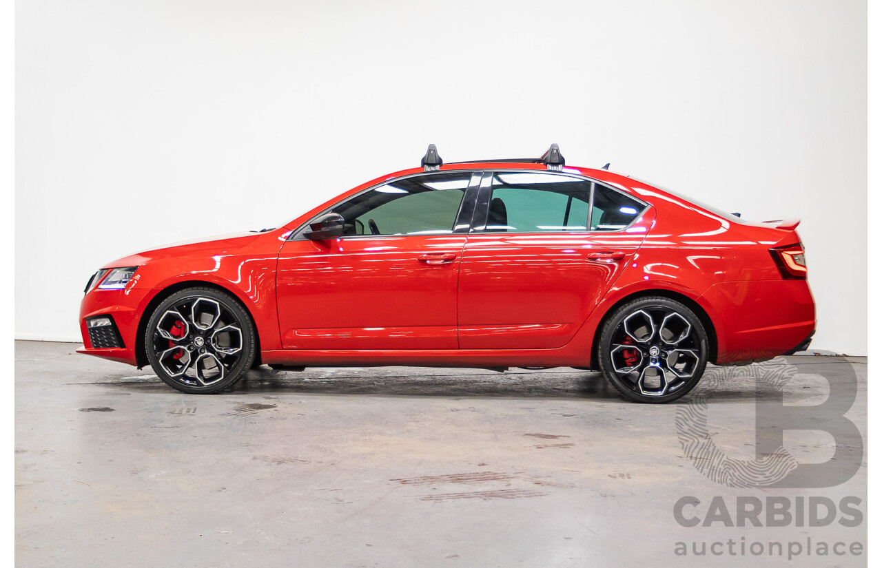 01/2018 Skoda Octavia RS 245 NE MY18 4D Sedan Corrida Red Turbo 2.0L