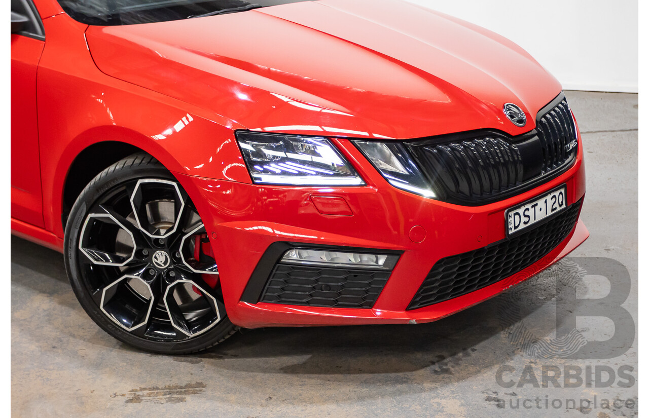 01/2018 Skoda Octavia RS 245 NE MY18 4D Sedan Corrida Red Turbo 2.0L