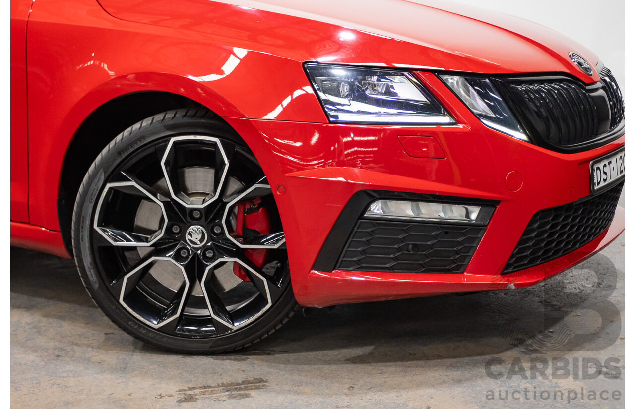 01/2018 Skoda Octavia RS 245 NE MY18 4D Sedan Corrida Red Turbo 2.0L
