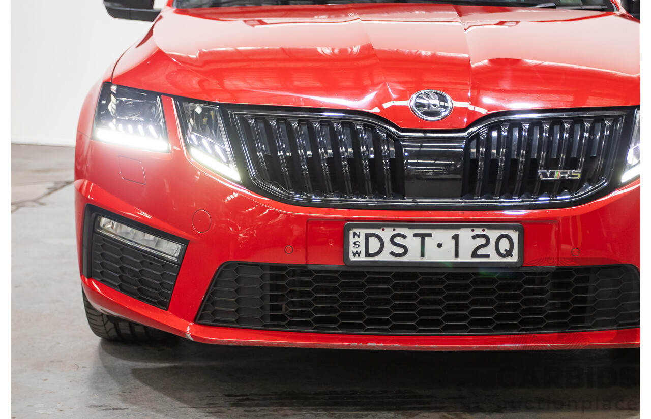01/2018 Skoda Octavia RS 245 NE MY18 4D Sedan Corrida Red Turbo 2.0L