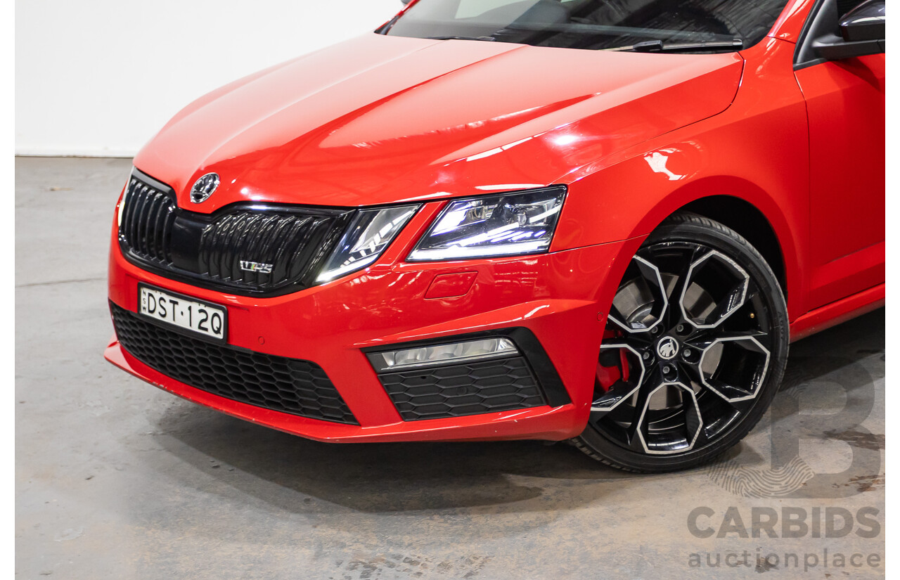 01/2018 Skoda Octavia RS 245 NE MY18 4D Sedan Corrida Red Turbo 2.0L