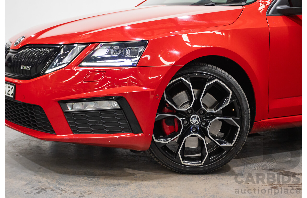 01/2018 Skoda Octavia RS 245 NE MY18 4D Sedan Corrida Red Turbo 2.0L