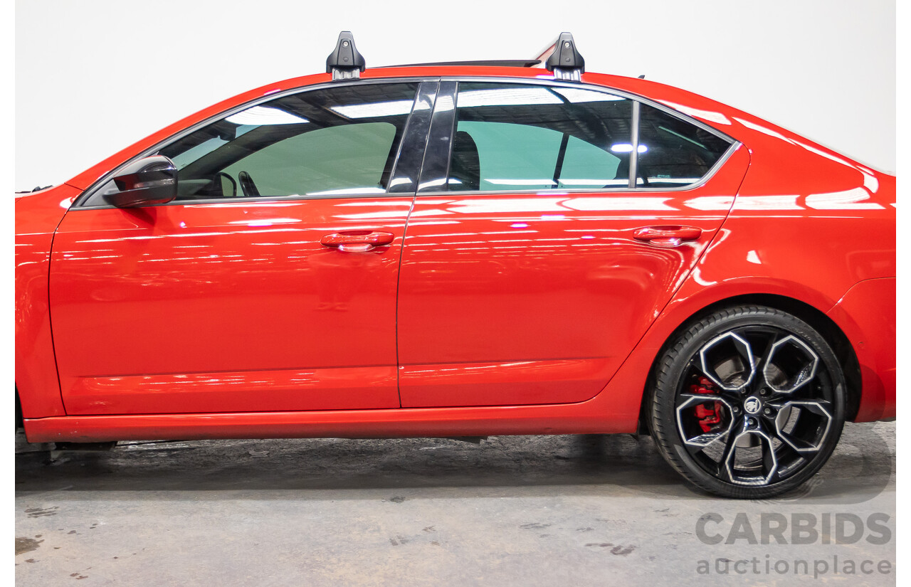01/2018 Skoda Octavia RS 245 NE MY18 4D Sedan Corrida Red Turbo 2.0L