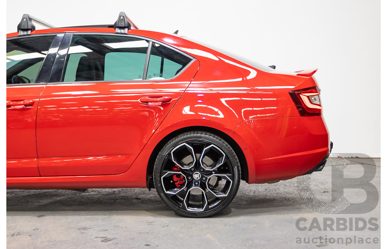 01/2018 Skoda Octavia RS 245 NE MY18 4D Sedan Corrida Red Turbo 2.0L