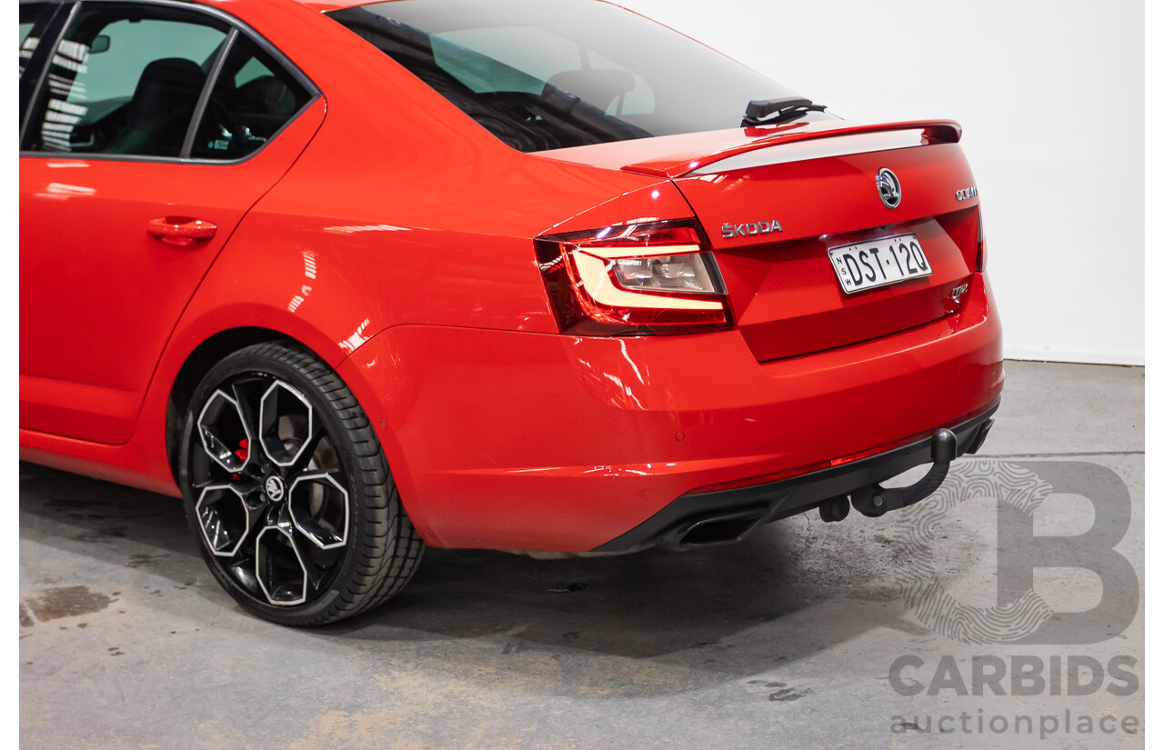 01/2018 Skoda Octavia RS 245 NE MY18 4D Sedan Corrida Red Turbo 2.0L