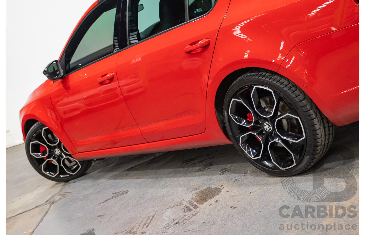 01/2018 Skoda Octavia RS 245 NE MY18 4D Sedan Corrida Red Turbo 2.0L
