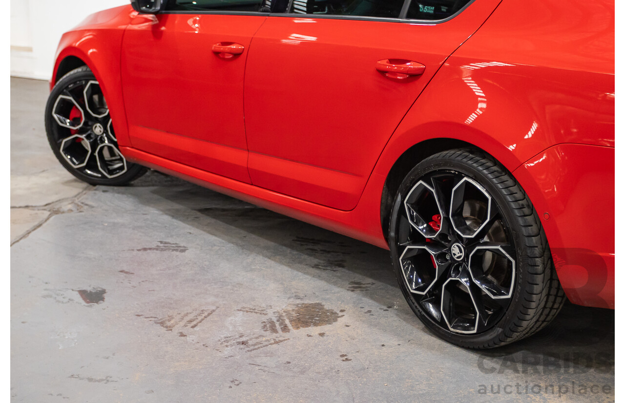 01/2018 Skoda Octavia RS 245 NE MY18 4D Sedan Corrida Red Turbo 2.0L