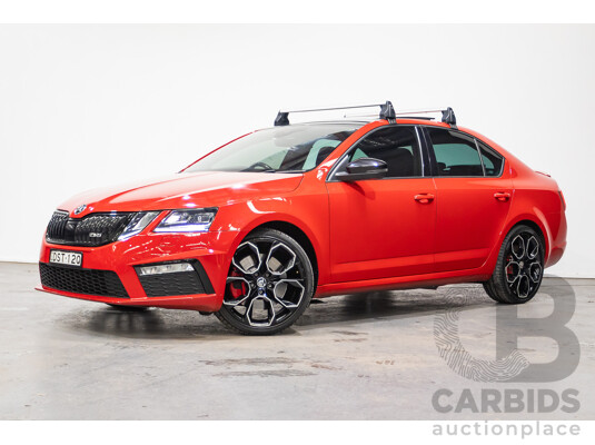 01/2018 Skoda Octavia RS 245 NE MY18 4D Sedan Corrida Red Turbo 2.0L