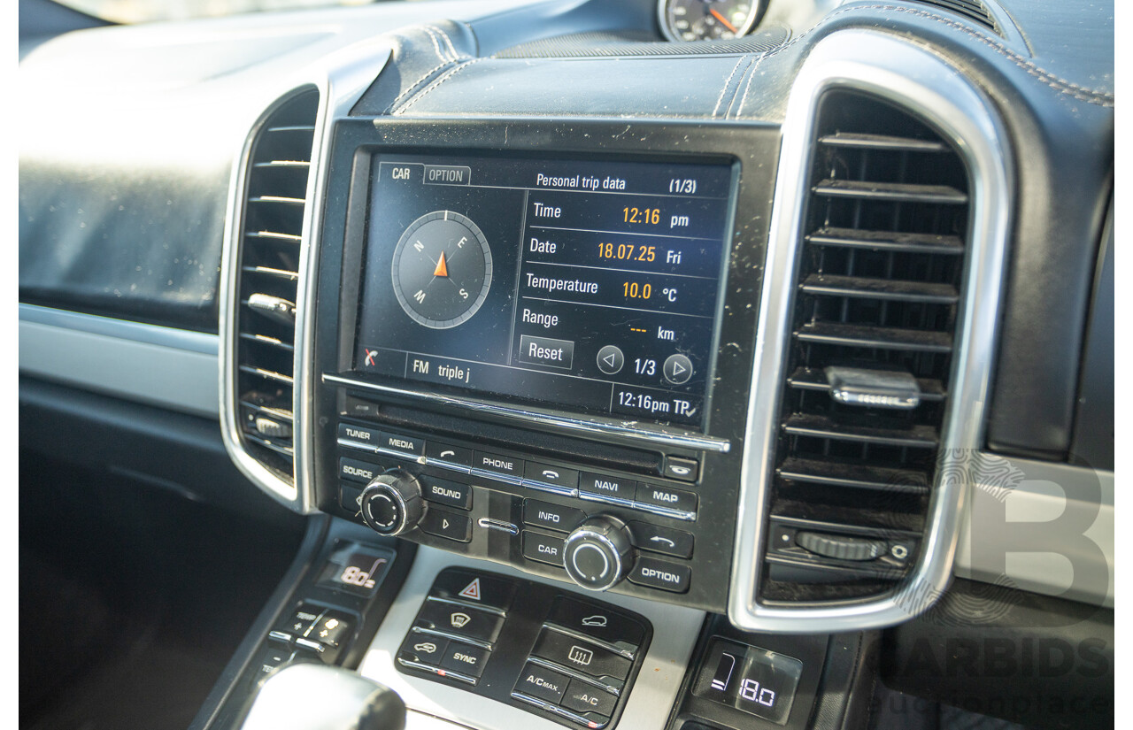 1/2015 Porsche Cayenne Turbo Series 2 (AWD) 92A MY15 4d Wagon White Twin Turbo V8 4.8L