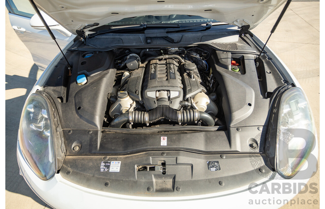 1/2015 Porsche Cayenne Turbo Series 2 (AWD) 92A MY15 4d Wagon White Twin Turbo V8 4.8L