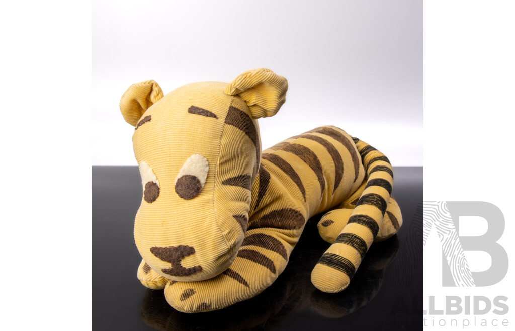 Fantastic Set Local Hand Made Winnie the Pooh Soft Toys Comprising Pooh Bear, Eeyore, Piglet, Kanga, Roo and Tiger