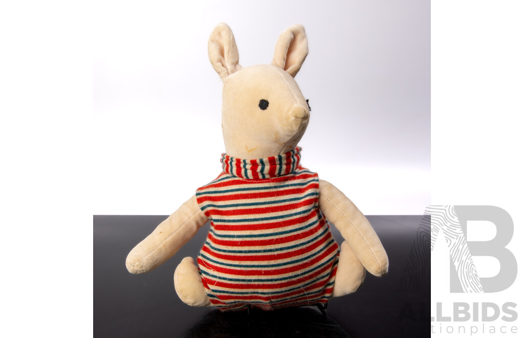 Fantastic Set Local Hand Made Winnie the Pooh Soft Toys Comprising Pooh Bear, Eeyore, Piglet, Kanga, Roo and Tiger