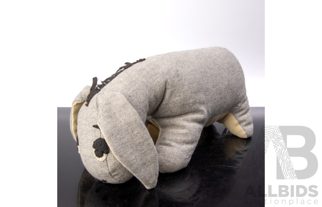 Fantastic Set Local Hand Made Winnie the Pooh Soft Toys Comprising Pooh Bear, Eeyore, Piglet, Kanga, Roo and Tiger