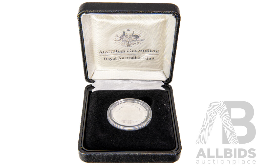 Australian 2010 $1 fine silver proof coin. ANDA release 100 Years Australiain Coinage.