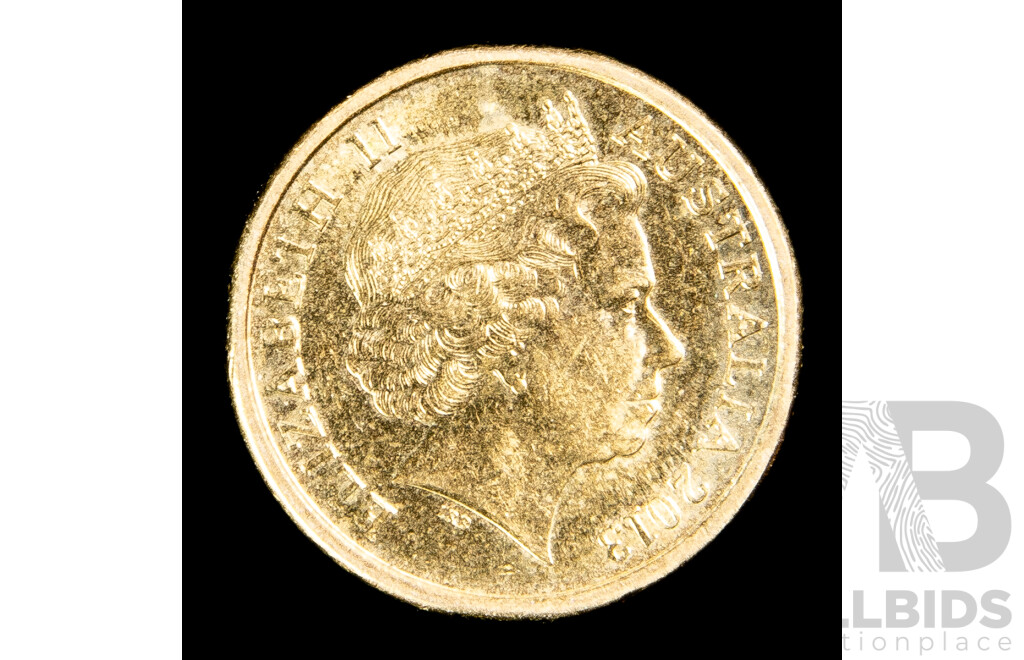 Australian 2013 two dollar coin, Coronation UNC 