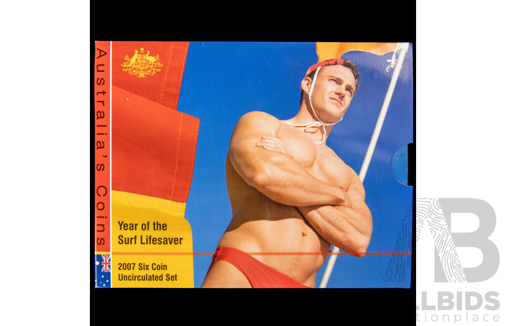 Australian 2007 coin set, Year of the Lifesaver.