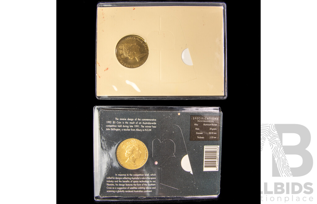 Australian 1992 1990 commemorative coins