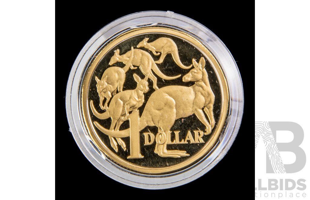 Australian 1984 First year $1 PROOF coin.