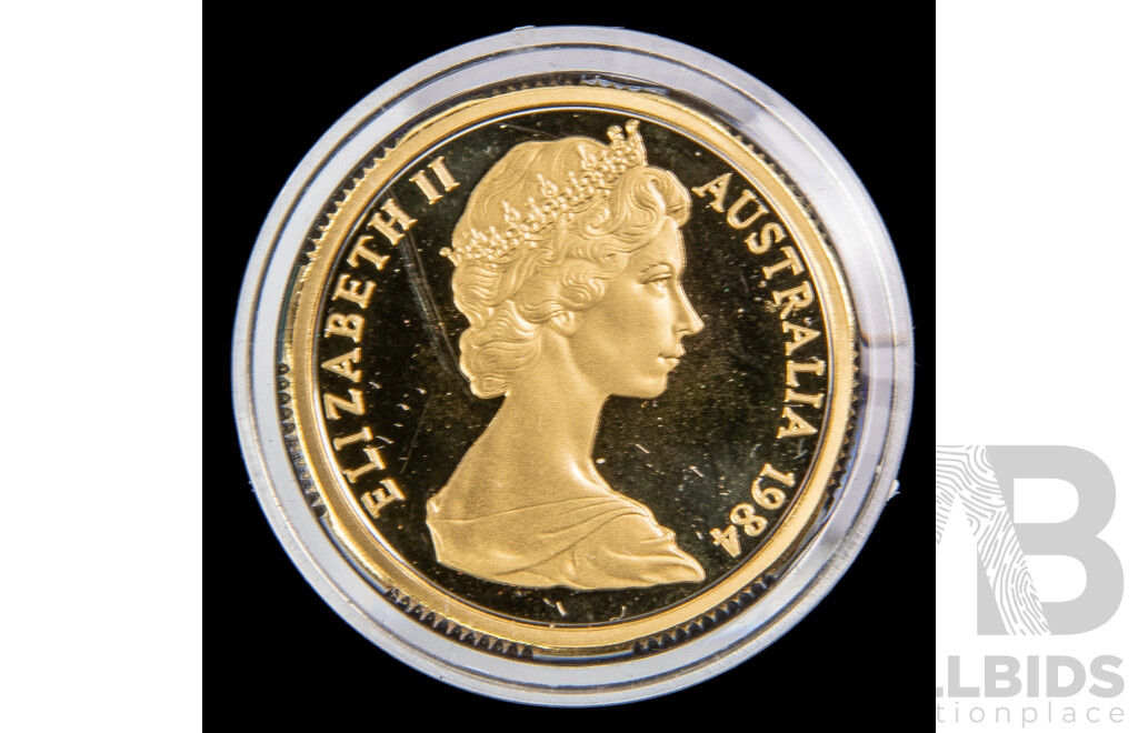 Australian 1984 First year $1 PROOF coin.