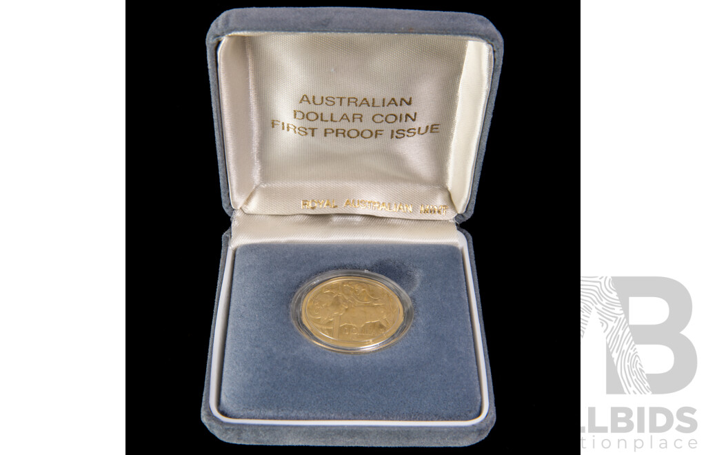 Australian 1984 First year $1 PROOF coin.