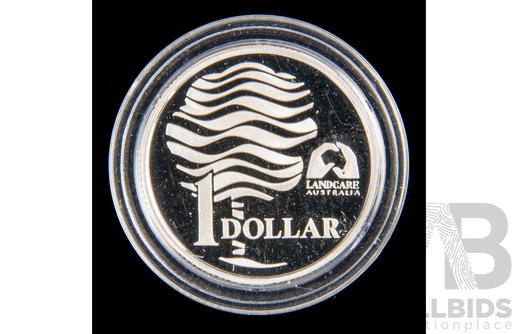 Australian 1993 RAM silver $1 coin. Water and the Environment.
