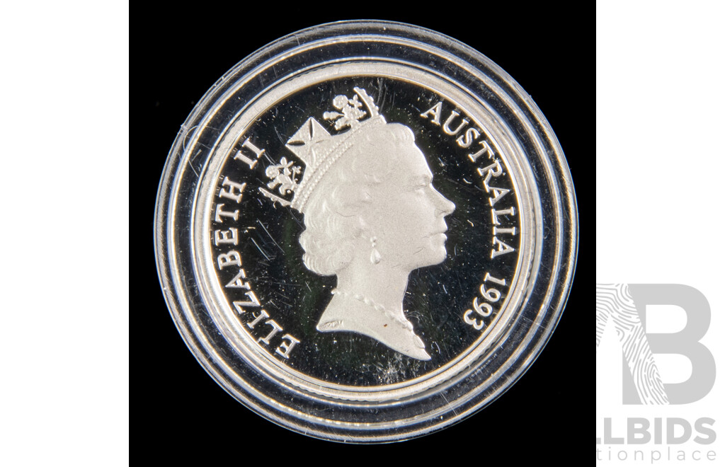 Australian 1993 RAM silver $1 coin. Water and the Environment.