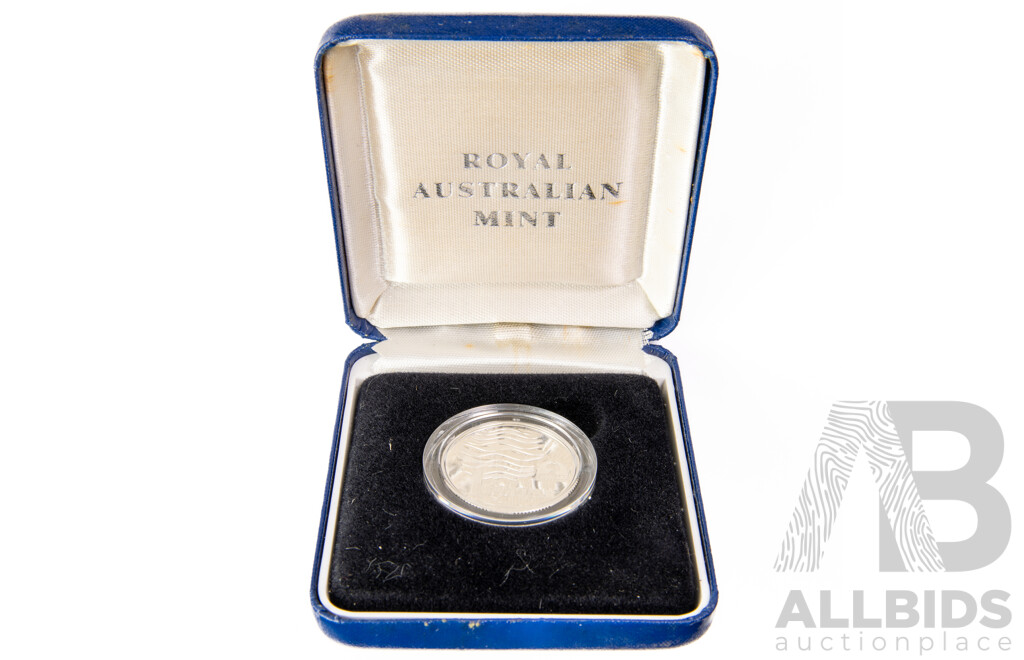 Australian 1993 RAM silver $1 coin. Water and the Environment.